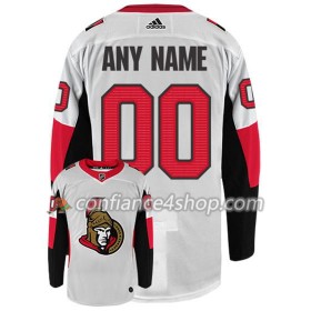 Adidas Maillot de Hockey Ottawa Senators Personnaliser Blanc Authentic - Homme